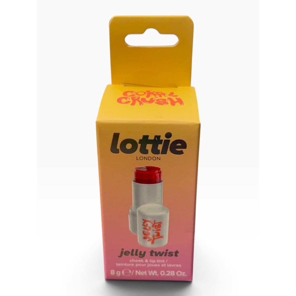 Lottie London Jelly Twist Cheek & Lip Tint Coral Crush 0.28 Oz New
